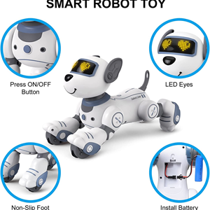ربات اسباب بازی سگ کنترلی مدل SMART STUNT DOG-اسباب بازی